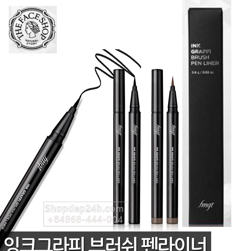 [The Face Shop] Kẻ mắt nước kẻ dạ The Face Shop fmgt Ink Graffi Brush Pen Liner 0.6g